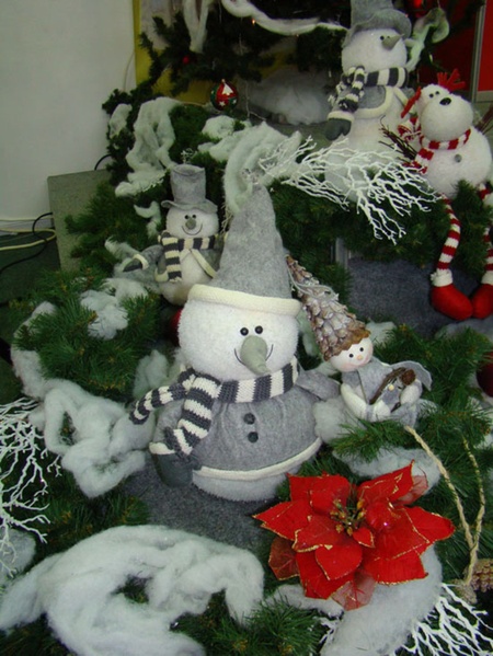 Новорічна атмосфера на ярмарку - скрізь!