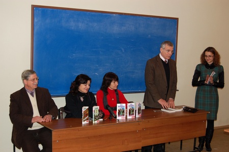 Зустріч Галини Вдовиченко та Міли Іванцової зі студентами Харківського національного Університету