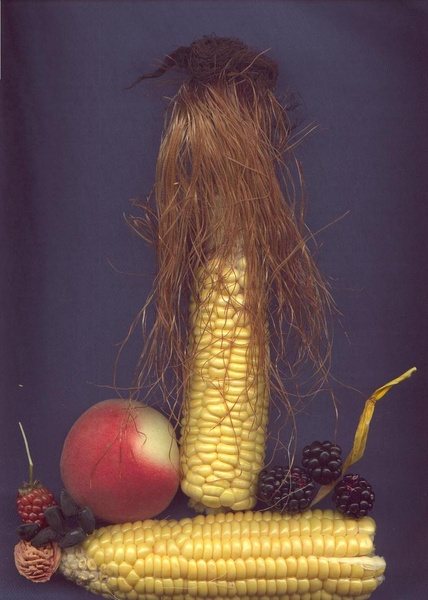 Кукурудзяна відьма (зроблено сканером в епоху до-цифровиків)