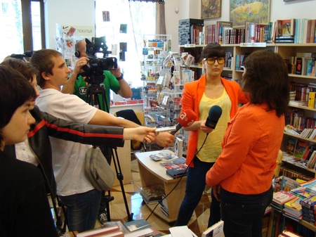 Одеса, День Книги 23 квітня, "Книгарня-кав'ярня", увага ЗМІ прикута до Акції